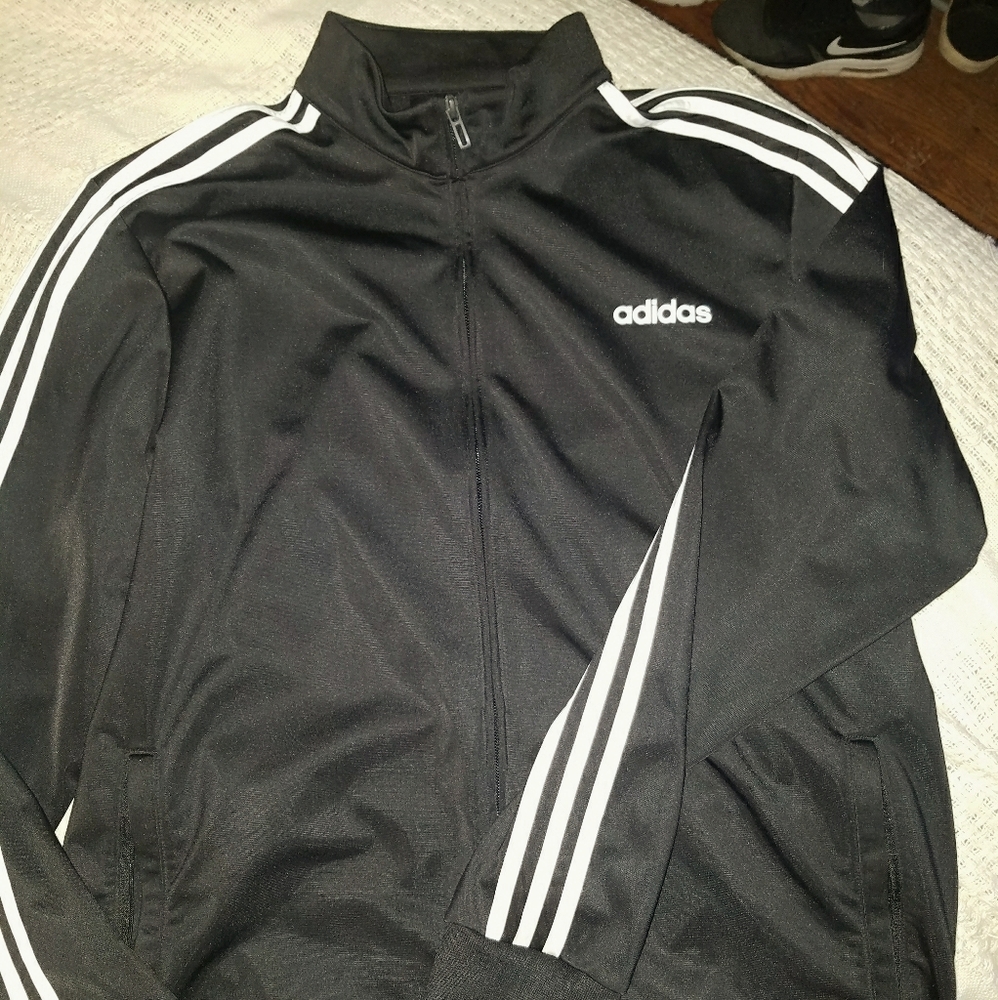 Adidas zip up track jacket